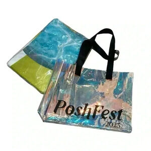 Poshfest 2023 Holographic Tote and Beach Towel